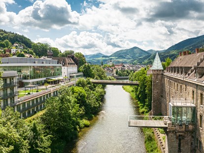 Hochzeit - Umgebung: am Fluss - Österreich - Das Schloss an der Eisenstrasse ist durch eine Fuß-Brücke mit der historischen Altstadt verbunden. - Das Schloss an der Eisenstrasse****