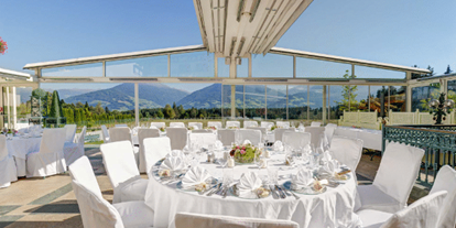 Hochzeit - Festzelt - Innsbruck - Wintergarten mit Ausblick - Alpenhotel Speckbacher Hof