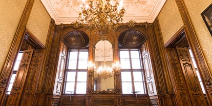 Hochzeit - Art der Location: Schloss - Leopoldsdorf (Leopoldsdorf) - Der Grüne Salon des Palais Schönborn-Batthyány in Wien. - Palais Schönborn-Batthyány