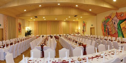 Hochzeit - nächstes Hotel - Axams - Hochzeitssaal 
 - Aktivhotel ZUM GOURMET