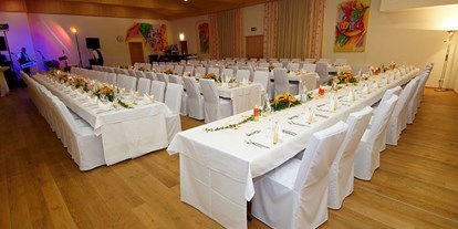 Hochzeit - Art der Location: Hotel - Tiroler Oberland - Hochzeitstafel - Aktivhotel ZUM GOURMET
