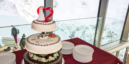 Hochzeit - Geeignet für: Hochzeit - Tiroler Oberland - Heiraten im Cáfe 3.440 in Tirol.
Foto © Pitztaler Gletscherbahn - Café 3.440