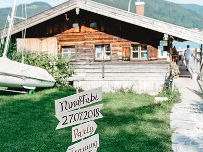 Hochzeit - Umgebung: am See - Rottach-Egern - Bootshaus Tegernsee