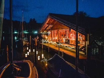 Hochzeit - Geeignet für: Vernissage oder Empfang - Rottach-Egern - Bootshaus Tegernsee