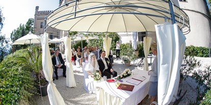 Hochzeit - Art der Location: Wintergarten - Österreich - Trauung im Freien auf Schloss Wolfsberg  - Schloss Wolfsberg