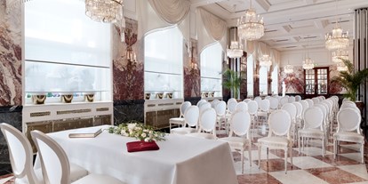 Hochzeit - Preisniveau: hochpreisig - Gänserndorf - Marmorsaal - Hotel Sacher Wien