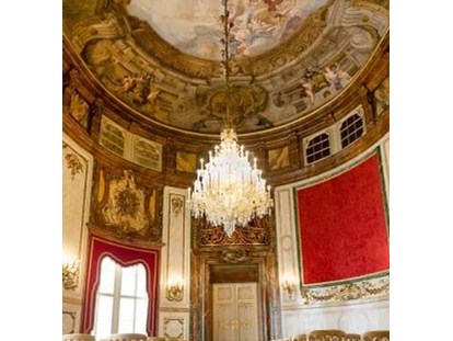 Hochzeit - Art der Location: Schloss - Sieghartskirchen - Ovaler Festsaal Trauung - Palais Daun-Kinsky