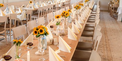 Hochzeit - Preisniveau: moderat - Stutensee - Der große Festsaal des Bischoff's Landrestaurant bietet Platz für 75 bis 120 Hochzeitsgäste. - Bischoff's Landrestaurant