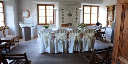 Hochzeit - Garten - Tirol - Gerichtszimmer - Schloss Landeck