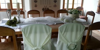 Hochzeit - Trauung im Freien - St. Anton am Arlberg - Gerichtszimmer - Schloss Landeck