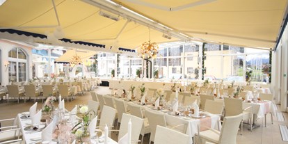 Hochzeit - Art der Location: Hotel - Salzburg - Wintergarten für bis zu 150 Pers. mit Bestuhlung nach Wunsch! - Schlosshotel Lacknerhof****S Flachau
