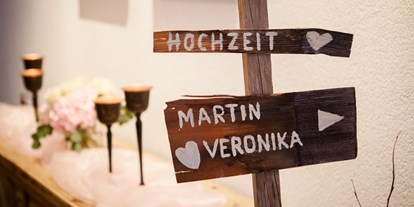 Hochzeit - interne Bewirtung - St. Gerold - Flexible Dekoration nach Ihren Wünschen - Hotel Sonnenburg