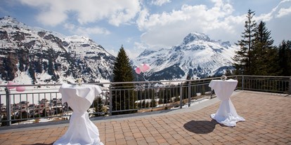 Hochzeit - Art der Location: Scheune - St. Gallenkirch - Himmlische Terrasse - Hotel Sonnenburg