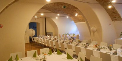 Hochzeit - externes Catering - Klam - Gewölbekeller der Burg Reichenstein - Burg Reichenstein