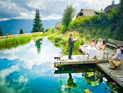 Hochzeit - Art der Location: im Freien - Treffen (Treffen am Ossiacher See) - Sommerhochzeit  - Almdorf Seinerzeit