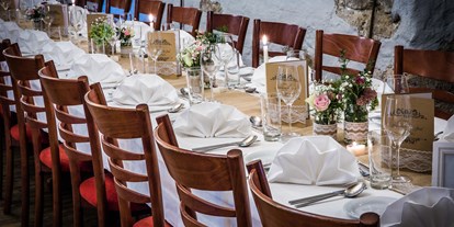Hochzeit - Saxen - Feiern Sie Ihre Hochzeit im Gewölbekeller des Schloss Restaurant Hagenberg. - Schloss Restaurant Hagenberg