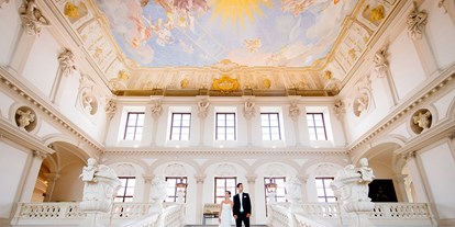 Hochzeit - Trauung im Freien - Walpersdorf (Inzersdorf-Getzersdorf) - Festtreppe. - Benediktinerstift Göttweig