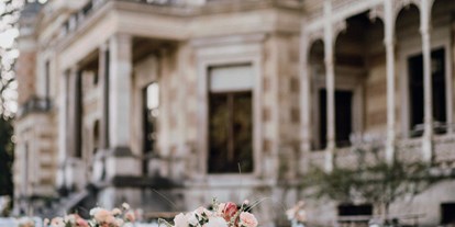 Hochzeit - Art der Location: Villa - Gartenhochzeit in Wien mit Blick auf den Lainzer Tiergarten und die historische Hermesvilla. - Hermes Café Restaurant Labstelle