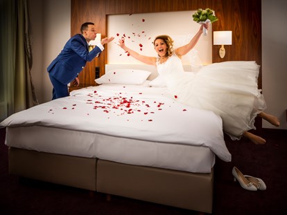Hochzeit - Hochzeitsessen: 5-Gänge Hochzeitsmenü - Schwechat - Hotel Stefanie - nach dem Feiern ... Hochzeitsnacht - Hotel & Restaurant Stefanie