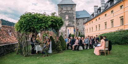 Hochzeit - Art der Location: Restaurant - Laßnitzhöhe - Die Burg Deutschlandsberg lädt zu einer Hochzeit im Freien. - Burg Deutschlandsberg