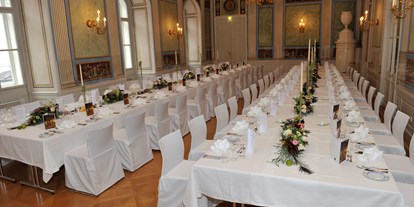 Hochzeit - Weinkeller - Gumpoldskirchen - Auch eine Tafel ist im Empiresaal möglich - Schloss Esterházy