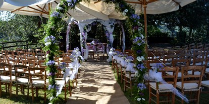 Hochzeit - Art der Location: privates Anwesen - Manziana - Unser geheimer Garten fuer freie oder standesamtliche Trauungen. - Borgo di Tragliata