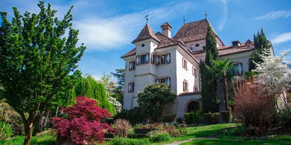 Hochzeit - Art der Location: Schloss - Bozen - Schlosshotel Castel Rundegg Meran mit Park  - Castel Rundegg