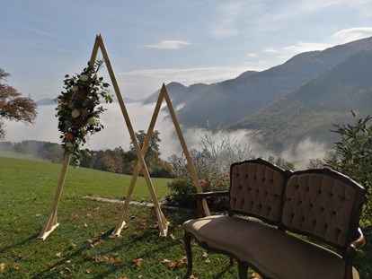 Hochzeit - Umgebung: am Land - Wolfern - Trauungen im Außenbereich mit herrlichem Ausblick - Rieglergut