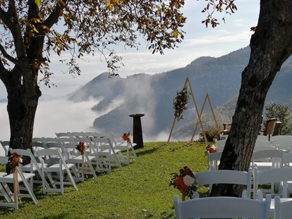 Hochzeit - Geeignet für: Private Feier (Taufe, Erstkommunion,...) - Laussa - Traumhochzeit im Außenbereich mit Ausblick in die Natur - Rieglergut