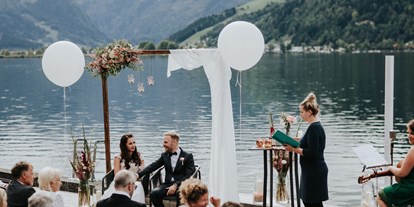 Hochzeit - Pinzgau - Lasst euch direkt am Zeller See trauen. Das Seehotel Bellevue stellt die perfekte Location zur Verfügung. - Seehotel Bellevue****s