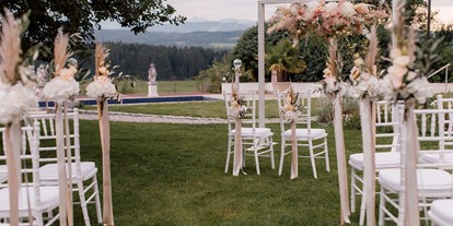 Hochzeit - Art der Location: Villa - freie Trauung mit Bergblick - CP Location - Gut Ammerhof