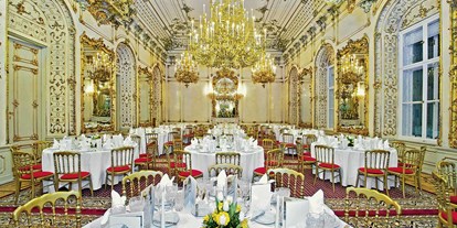 Hochzeit - barrierefreie Location - Wien-Stadt Innere Stadt - Der große Festsaal des Palais Pallavicini. - Palais Pallavicini