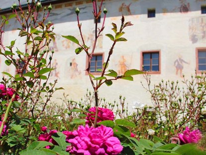 Hochzeit - Umgebung: am Land - Oberösterreich - Für freie Trauungen und Agapen bildet im Sommer der Garten einen traumhaften Rahmen - Landschloss Parz