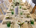 Hochzeit: Musterbild gedeckter Tisch - Donauhof Zwentendorf