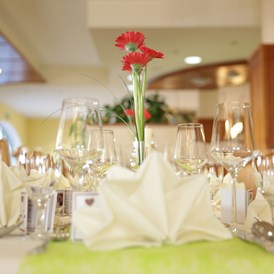 Hochzeit: Beispiel gedeckter Tisch Hochzeit - Hotel Post Walter 