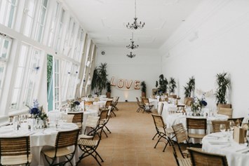 Hochzeit: ORANGERIE Europahaus für bis zu 120 Gäste. - Orangerie Europahaus Wien