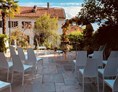 Hochzeit: Der private Garten der Villa Piceni mit Seeblick. - Villa Piceni