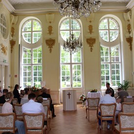 Hochzeit: Freie Trauung. - Barockschloss Oberlichtenau