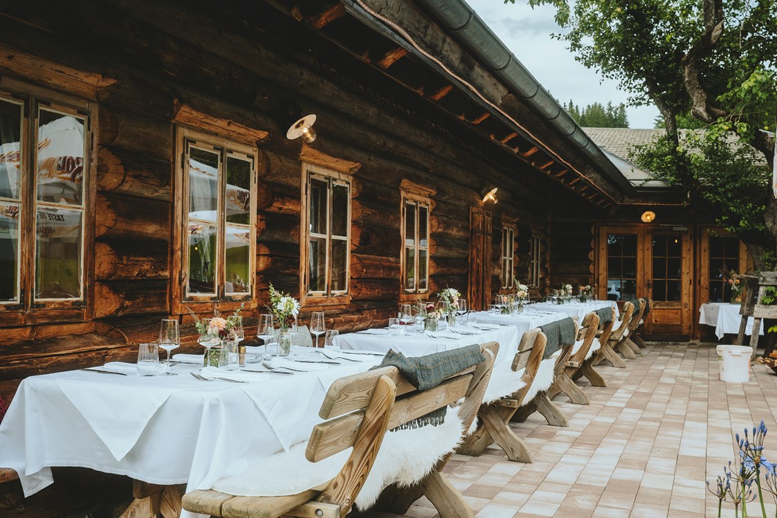 Hochzeit: Feiern im Freien auf der Arlhofhütte im Salzburgerland. - Arlhofhütte - Altenmarkt