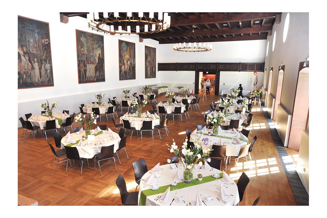 Hochzeit: Der historische Festsaal im Hohenstaufensaal. - Hohenstaufensaal