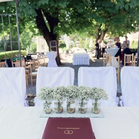Hochzeit: Hochzeitsfeier im Garten - Landgut Riegerbauer