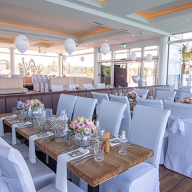 Hochzeit: Erdgeschoss Strandseite - Restaurant Wolkenlos