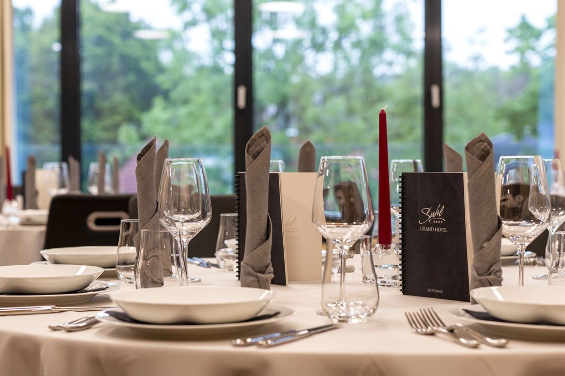 Hochzeit: Tischdekoration (Beispiel) - HVD Grand Hotel Suhl