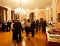 Hochzeit: Roter Salon als Aperitifbereich - Wiener Börsensäle