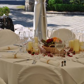 Hochzeit: Hochzeitstafel - Schloss Hotel Lerchenhof