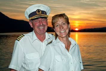 Hochzeit: Sonnenuntergang am Mondsee - Mondsee Schifffahrt Hemetsberger