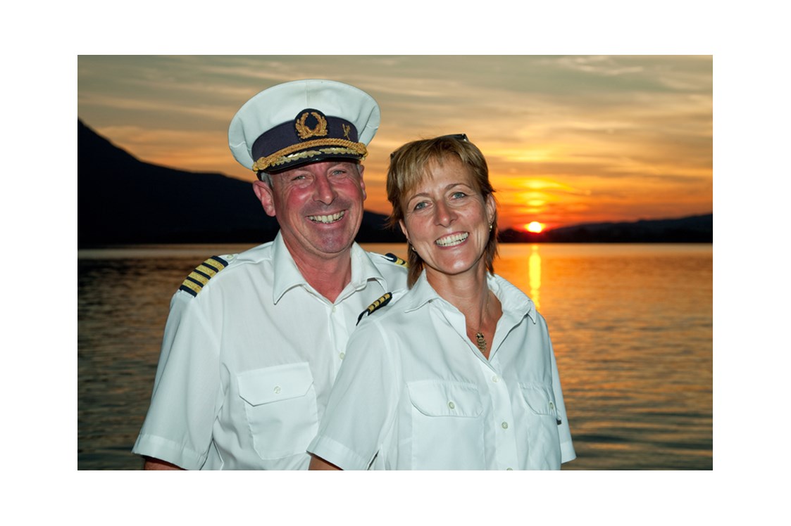 Hochzeit: Sonnenuntergang am Mondsee - Mondsee Schifffahrt Hemetsberger