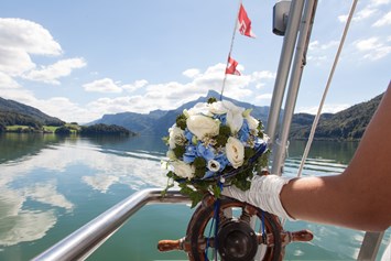 Hochzeit: Heiraten am Hochzeitsschiff "Herzog Odilo" - Mondsee Schifffahrt Hemetsberger