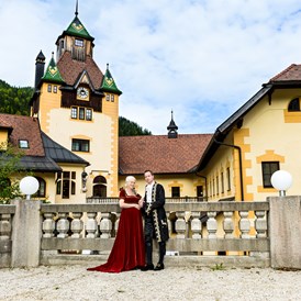Hochzeit: Schlosspark - ideal für Ihr Fotoshooting - Naturhotel Schloss Kassegg