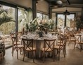 Hochzeit: Der Festsaal des Elliots Cafe's Gartenhaus in Baden-Württemberg bietet Platz für bis zu 100 Hochzeitsgäste. - Elliots Cafe's Gartenhaus 